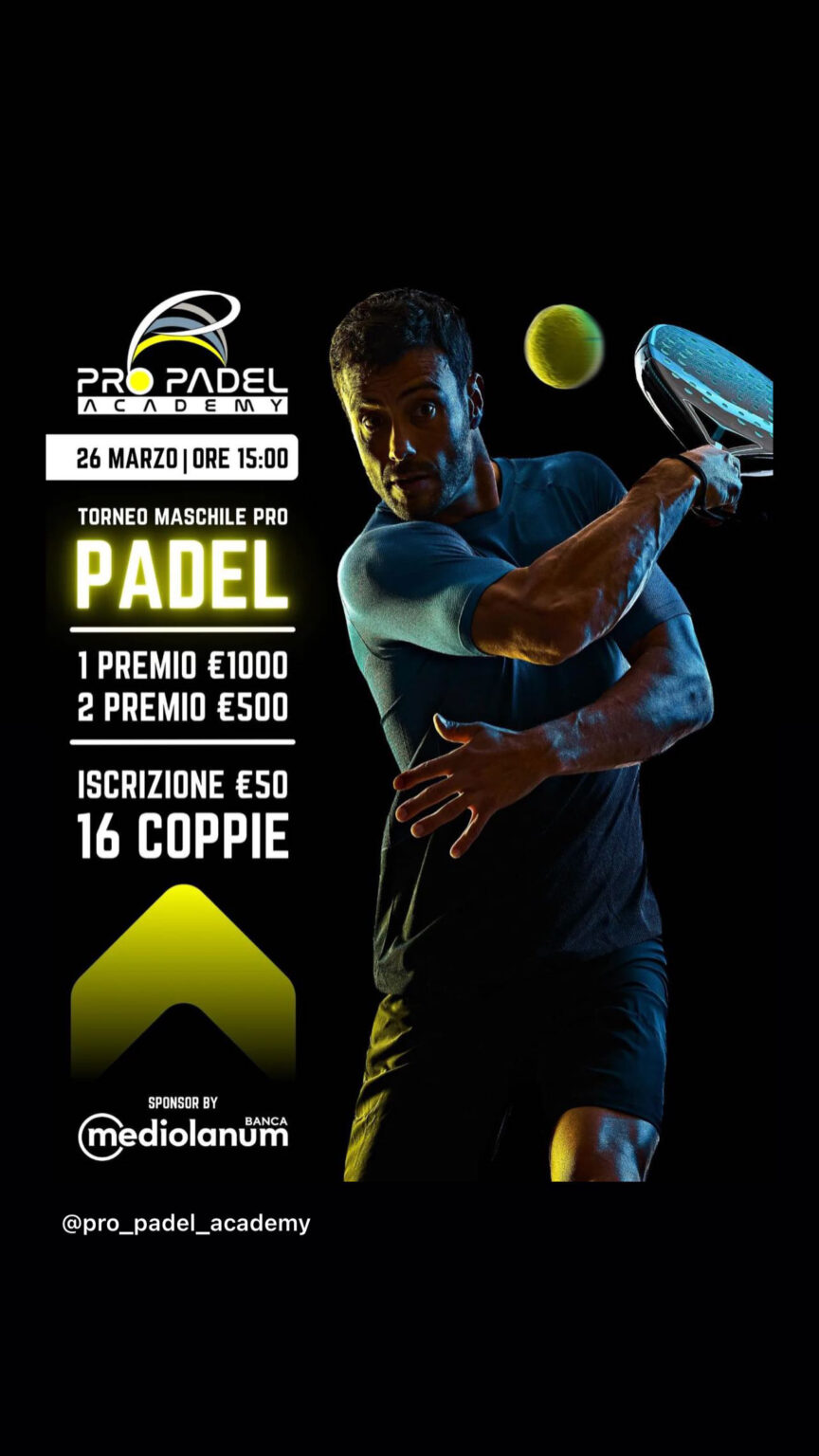 Evento pro padel guidonia